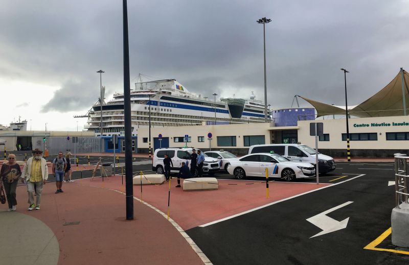 Frühmorgens am Fuerteventura Cruise Port