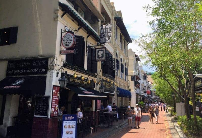 Gastronomie am Boat Quay in Singapur auf eigene Faust testen