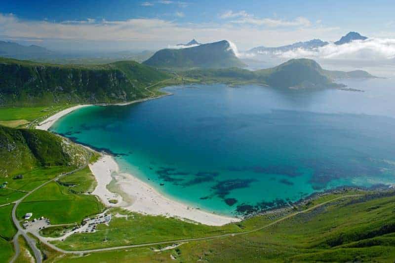 Haukelandstrand beach Lofoten