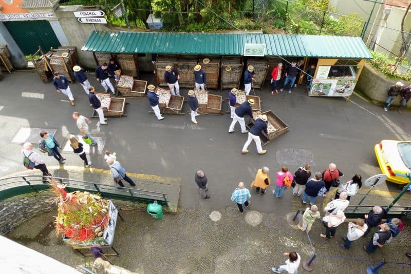 Landausflüge auf Madeira zu den Korbschlitten