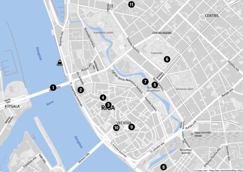 Highlights für einen Stadtbummel in Riga auf eigene Faust