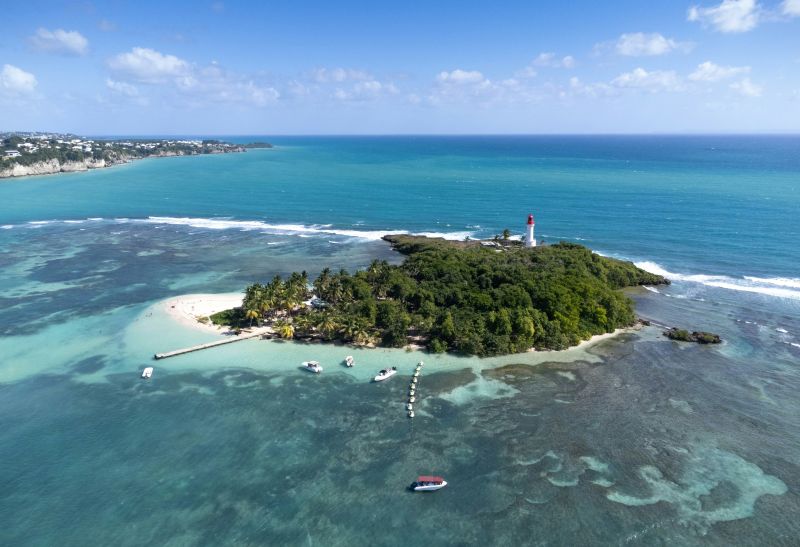 Blick auf die Îlet du Gosier