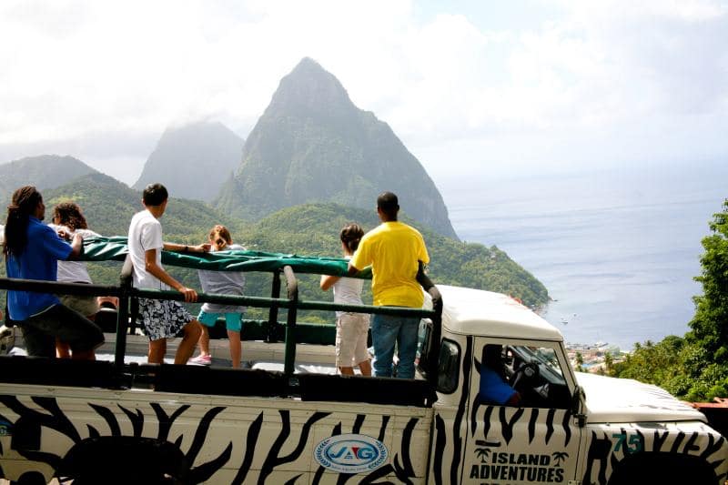 Landausflüge auf St. Lucia zu den Pitons