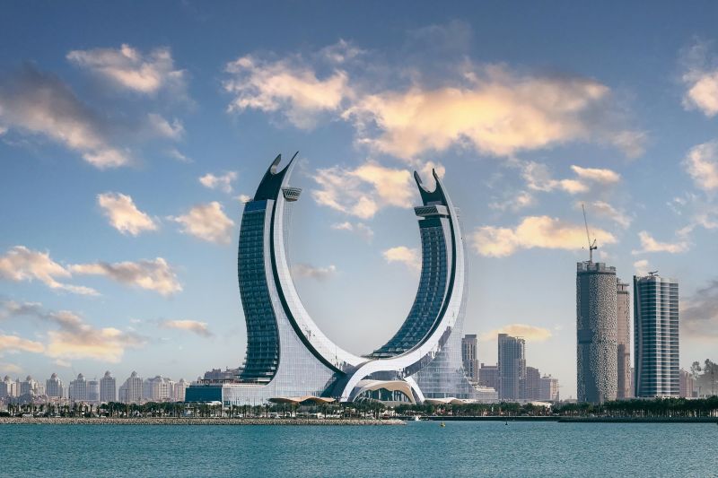 Katara Towers in Lusail
