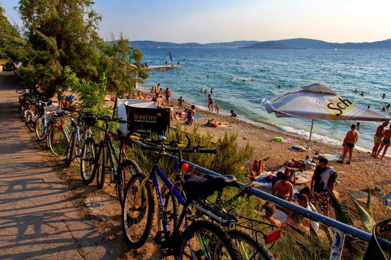 Kolovare Strand in Zadar auf eigene Faust