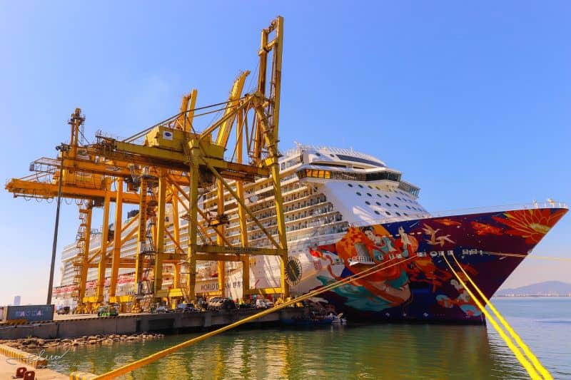 Kreuzfahrtschiff in Da Nang