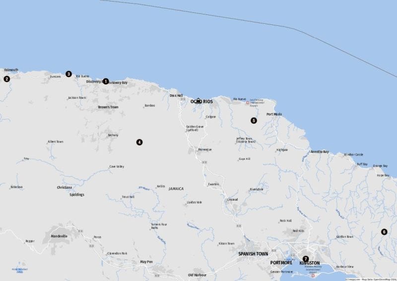Landausflugsziele im Umland von Ocho Rios