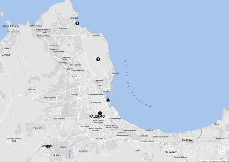 Landausflugsziele im Umland von Palermo