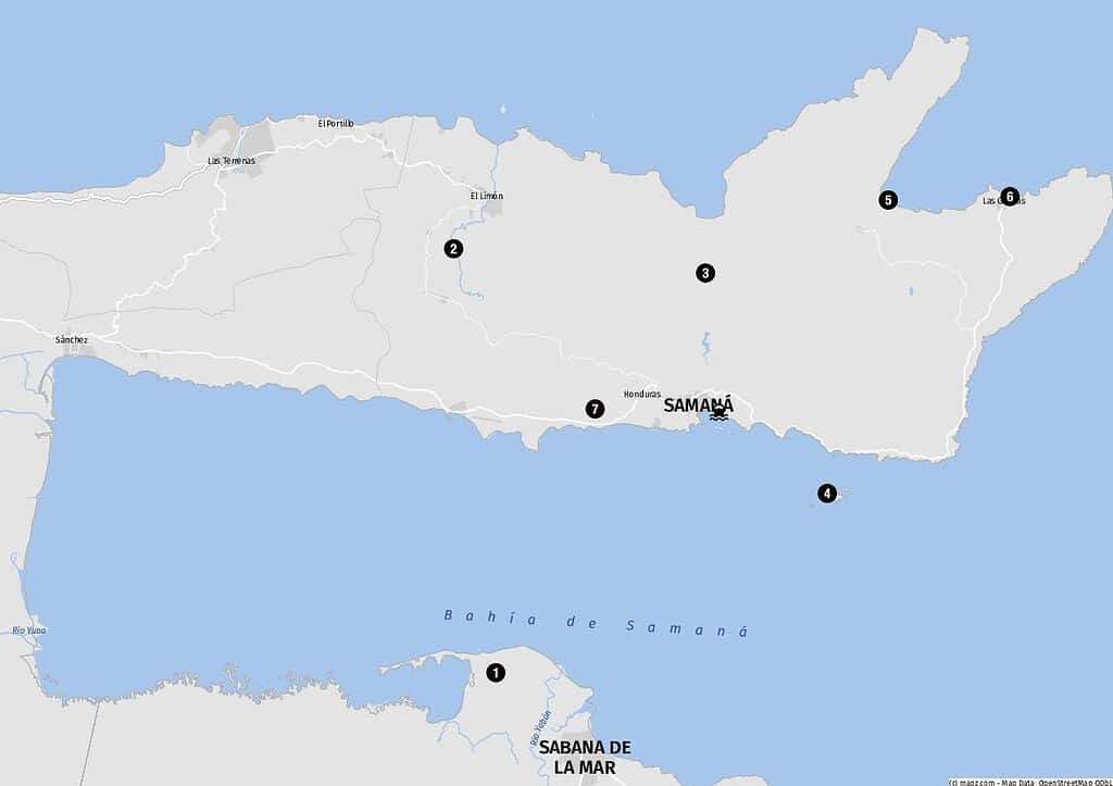 Ziele für Landausflüge in Samana