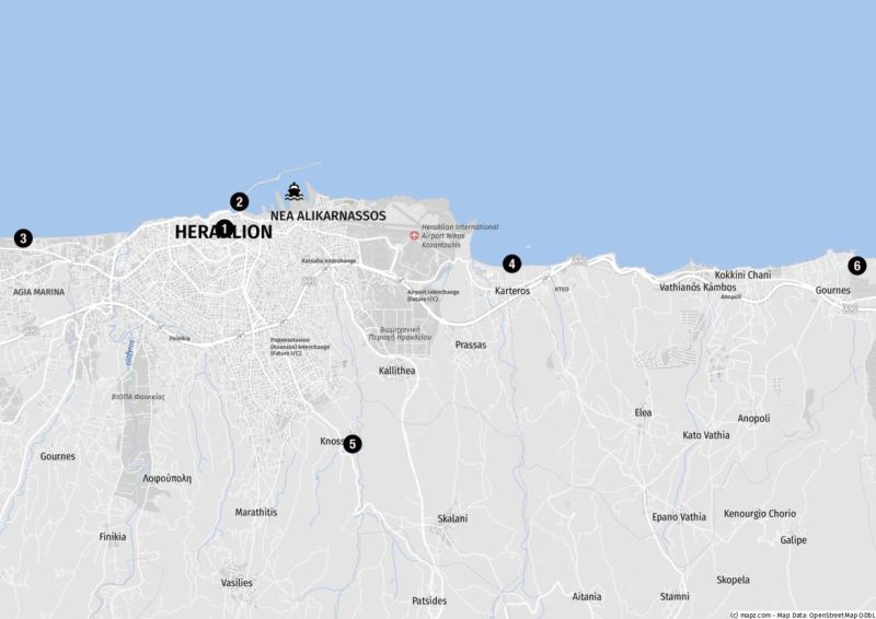 Landausflugsziele in und um Heraklion