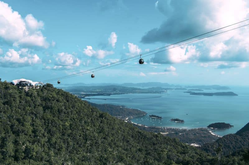 Landausflüge auf Langkawi mit der Seilbahn SkyCap