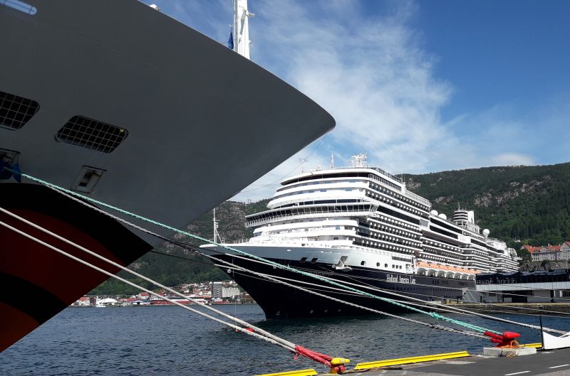 Liegeplätze für Kreuzfahrtschiffe in Bergen