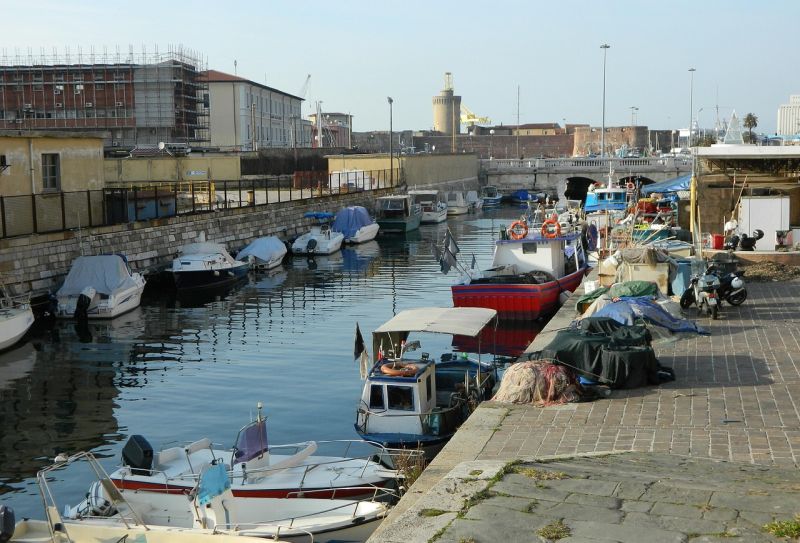 Livorno wurde von den Medici stark befestigt. Mit Kanälen und Festungen