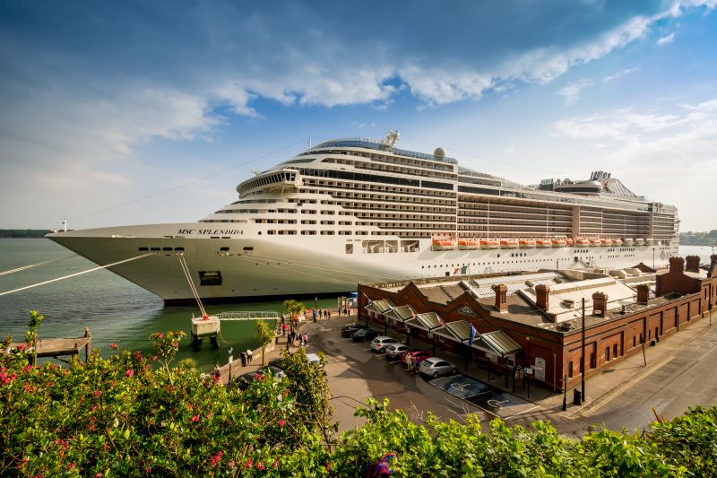 MSC Splendida in Cobh (Cork)
