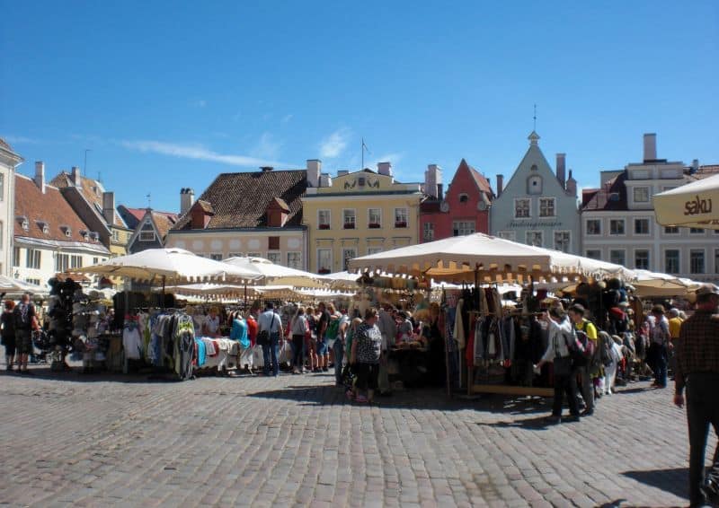 Markt auf dem Rathausplatz