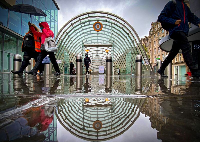 Metro in Glasgow