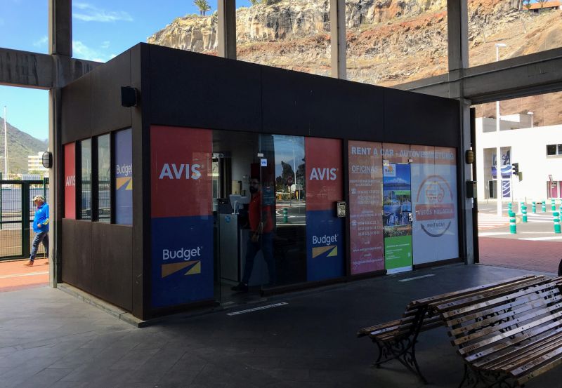 Mietwagenfirmen im La Gomera Cruise Terminal