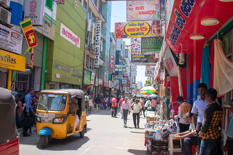 Mit einem Tuk-Tuk kommt man in Colombo überall hin