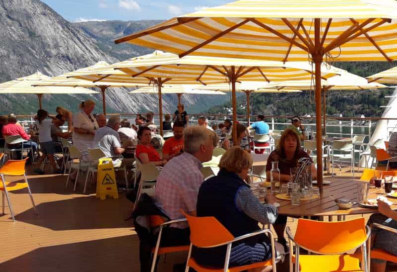 Mittagessen in Eidfjord