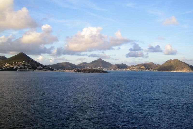 Morgentliche Ankunft in Philipsburg