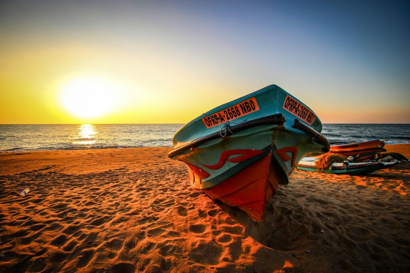 Negombo Beach in Sri Lanka