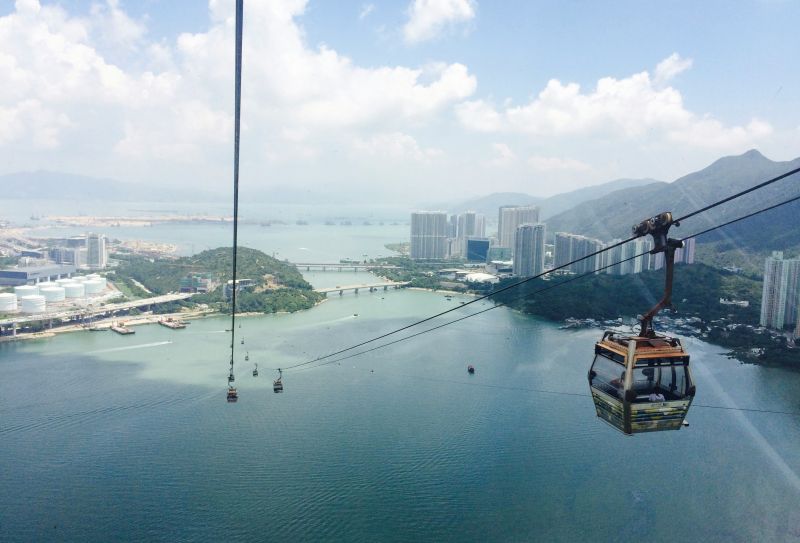 Ngong Ping 360 Seilbahn auf Lantau Island