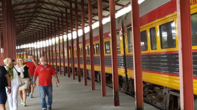 In Colon auf eigene Faust mit der Panama Canal Railway