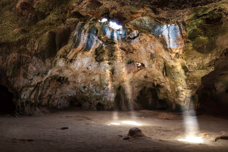 Quadiriki Cave im Arikok National Park