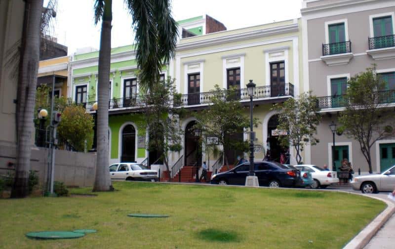 Restaurierte Gebäude in der Altstadt von Old San Juan