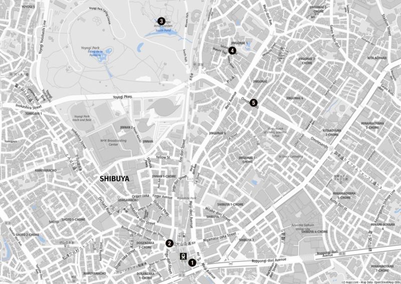 Rund um die Shibuya Station