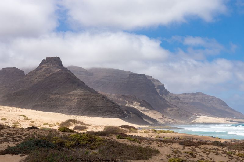 Kapverdische Landschaft in São Vicente