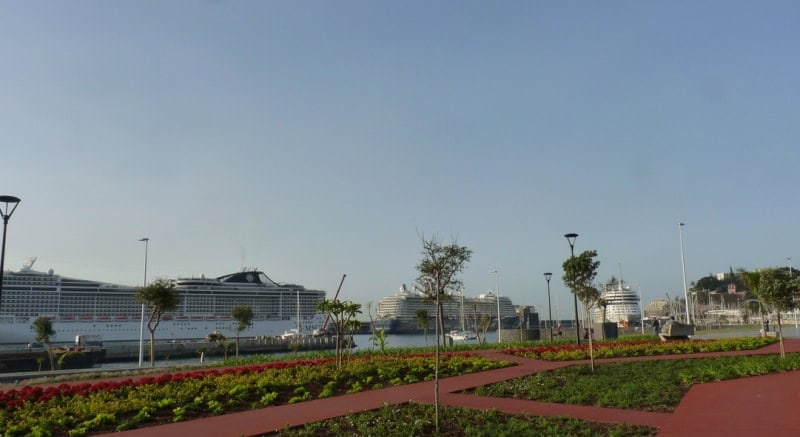 Kreuzfahrtschiffe in Funchal