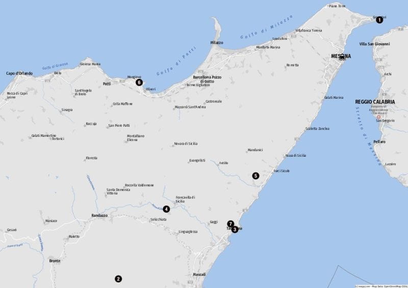 Sehenswürdigkeiten für Landausflüge in Messina