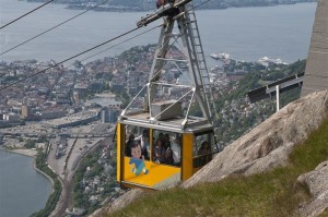 Seilbahn auf den Ulriken