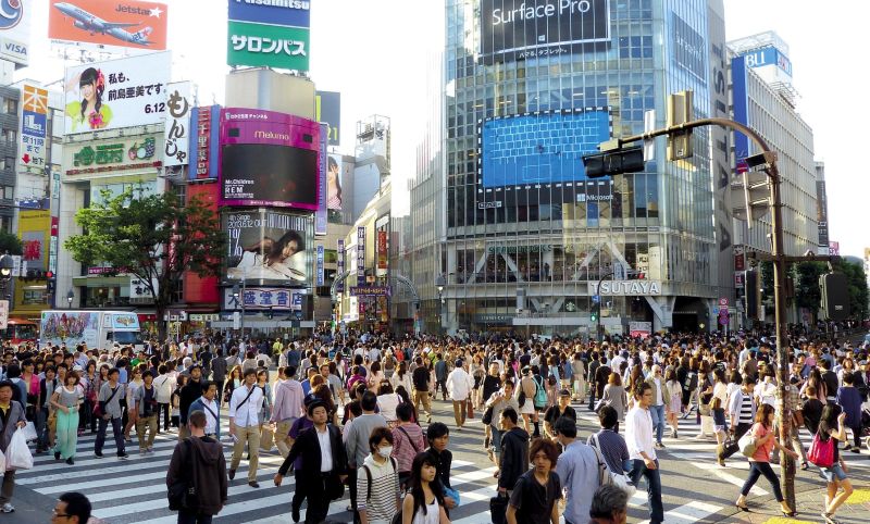 Shibuya Crossing in Tokio