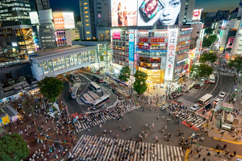 Shibuya Crossing  in Tokio