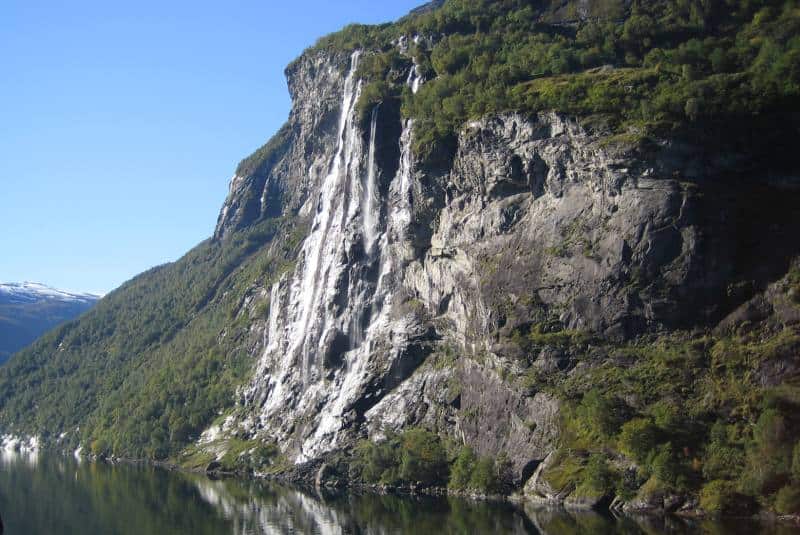 Die „Sieben Schwestern“ im Geirangerfjord