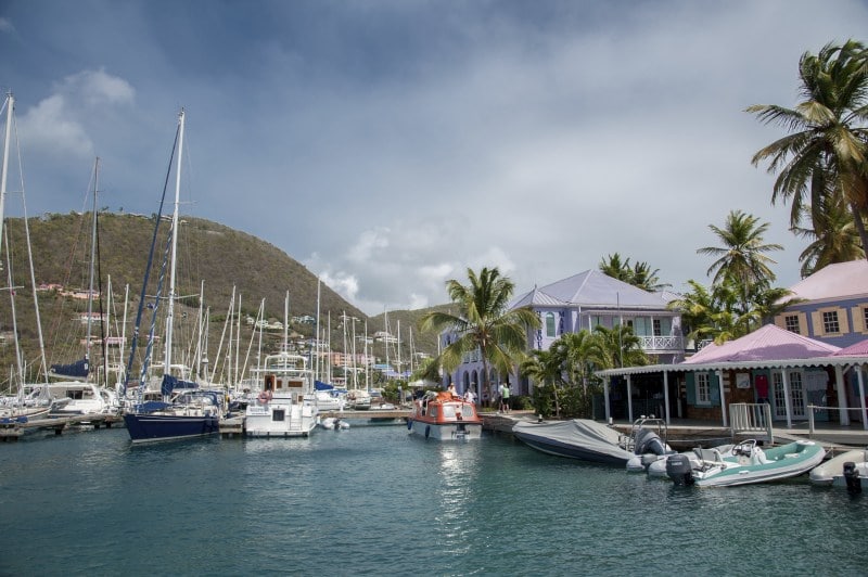 Soper's Hole Marina ist ein Ziel für Landausflüge auf Tortola