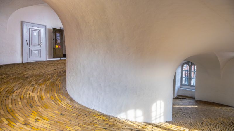 Spiralförmiger Aufgang zur Aussichtsplattform des Rundetårn