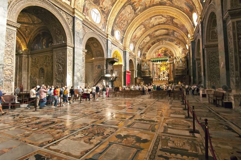 In der St. John’s Co-Cathedral in Valletta