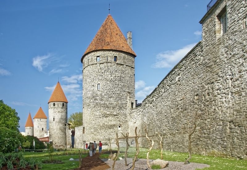 Stadt Stadtmauer von Tallinn 
