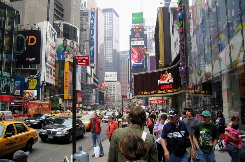 Stadtbummel am Times Square