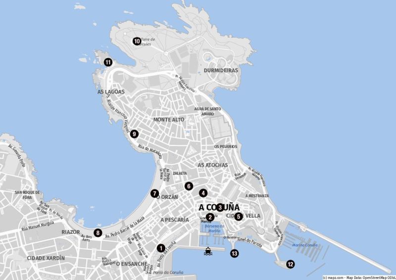 Stadtrundgang in A Coruña