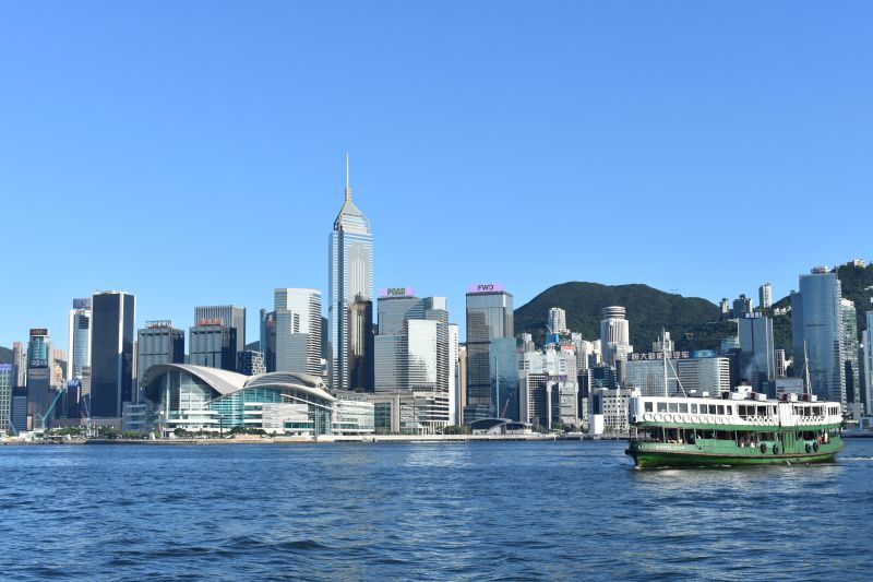 Star Ferry auf dem Weg nach Hong Kong Island
