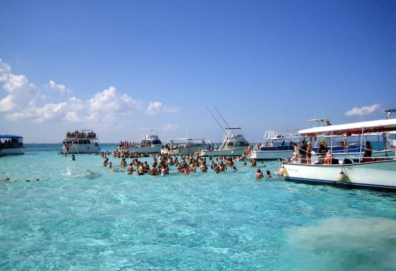 Stingray City ist das Landausflugsziel Nummer Eins auf Grand Cayman