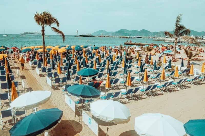 Strand an der Croisette