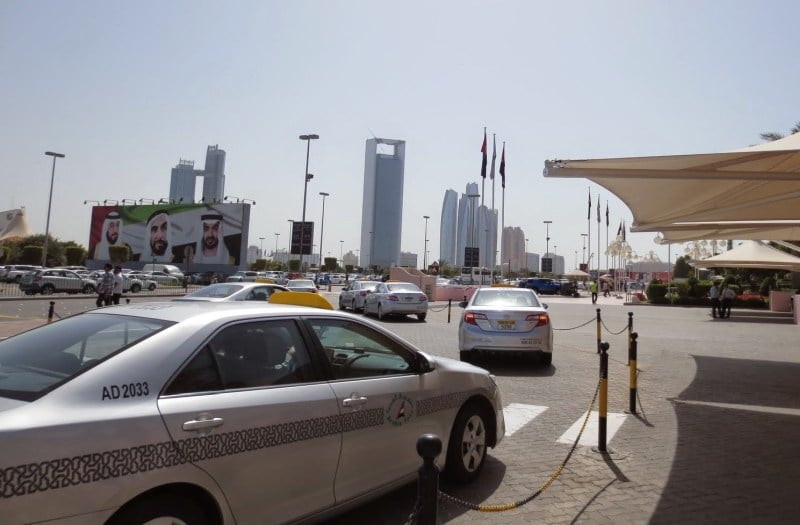 Taxis in Abu Dhabi