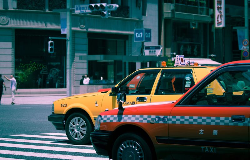 Taxis in Tokio