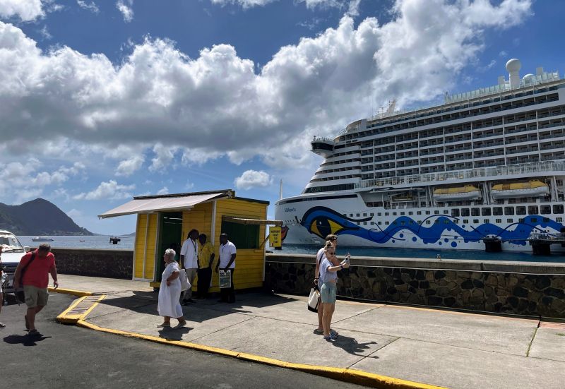 Taxistand auf Dominica