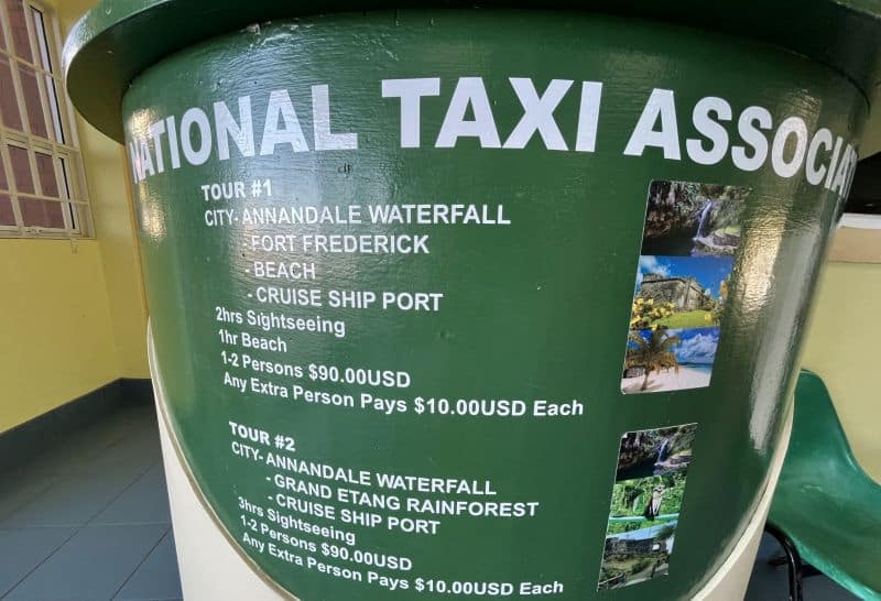 Grenada auf eigene Faust mit einem Taxi erkunden